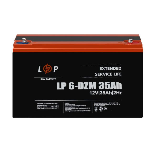 Тяговый свинцово-кислотный AGM аккумулятор LP 6-DZM-35 Ah