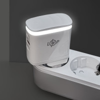 Зарядка для телефона LP 25W (Type-C+USB) QC3.0 PD + кабель (Type-C to Type-C) 25WCH
