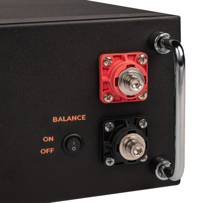 Аккумулятор LP LiFePO4 51,2V - 100 Ah (5120Wh) (BMS SP 100A/50А) RM RS485/CAN LCD BL