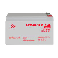 Аккумулятор гелевой LPM-GL 12V - 7 Ah
