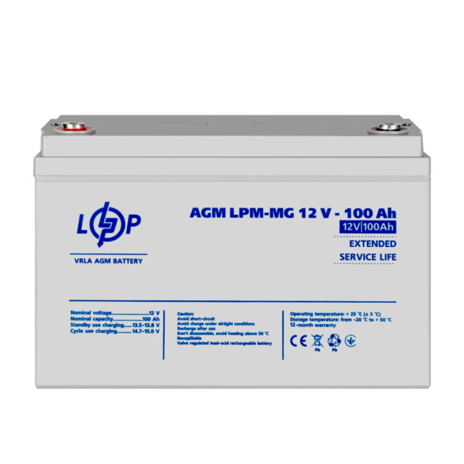 Аккумулятор мультигелевый LPM-MG 12V - 100 Ah