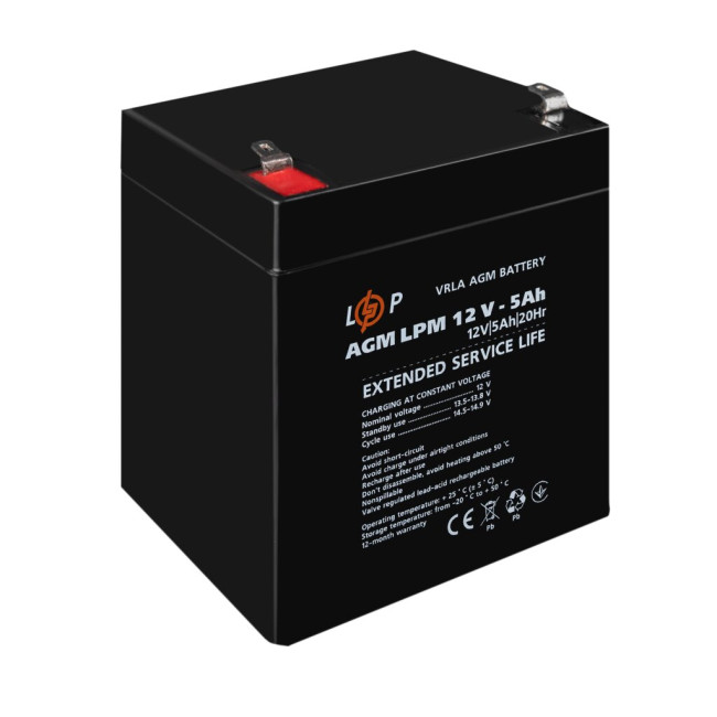 Аккумулятор AGM LPM 12V – 5 Ah