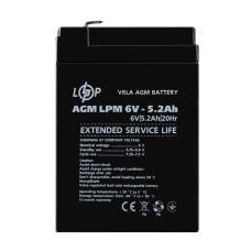 Аккумулятор AGM LPM 6V – 5.2 Ah