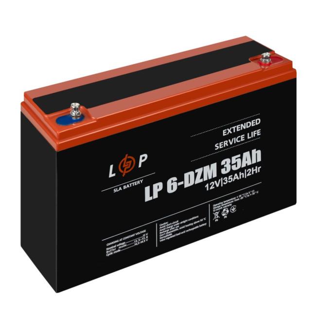 Тяговый свинцово-кислотный AGM аккумулятор LP 6-DZM-35 Ah