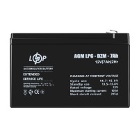 Тяговий свинцево-кислотний AGM акумулятор LP 6-DZM-7 Ah