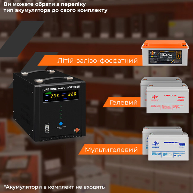 ИБП LogicPower LPY-PSW-2500VA+ (1800Вт) 10A/20A с правильной синусоидой 24V