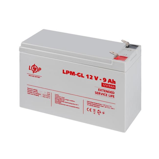Аккумулятор гелевой LPM-GL 12V - 9 Ah