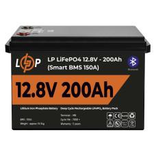 Аккумулятор LP LiFePO4 12V (12,8V) – 200 Ah (2560Wh) (Smart BMS 150А) с BT пластик