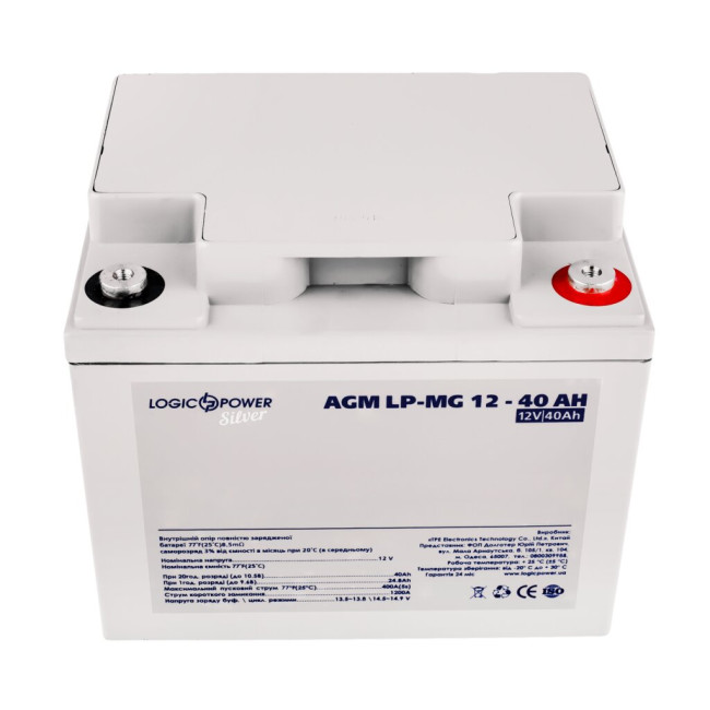Аккумулятор мультигелевый LP-MG 12V - 40 Ah Silver