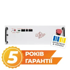 Акумулятор LP LiFePO4 51,2V - 100 Ah (5120Wh) (BMS JK 100A/50А) RM RS485/CAN WH