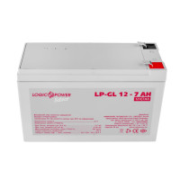 Акумулятор гелевий LP-GL 12V - 7 Ah Silver