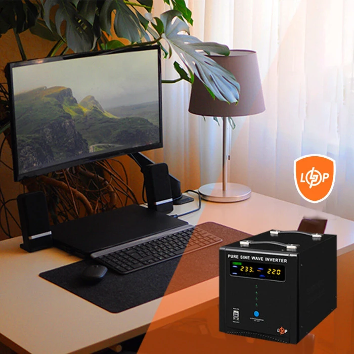 ДБЖ LogicPower LPY-PSW-2500VA+ (1800Вт) 10A/20A з правильною синусоїдою 24V