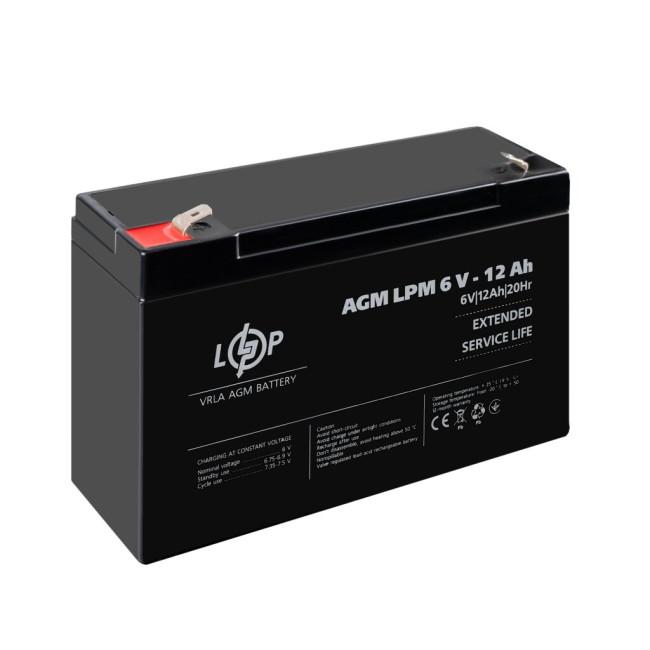 Аккумулятор AGM LPM 6V - 12 Ah