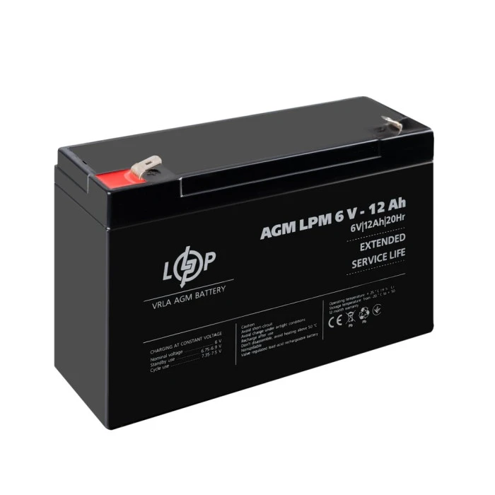 Аккумулятор AGM LPM 6V - 12 Ah