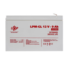 Аккумулятор гелевой LPM-GL 12V - 9 Ah