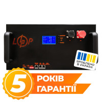 Аккумулятор LP LiFePO4 51,2V - 160 Ah (8192Wh) (BMS 200A/100А) LCD металл RM Smart RS485/CAN