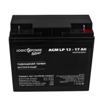 Аккумулятор AGM LP 12V-17 Ah Silver