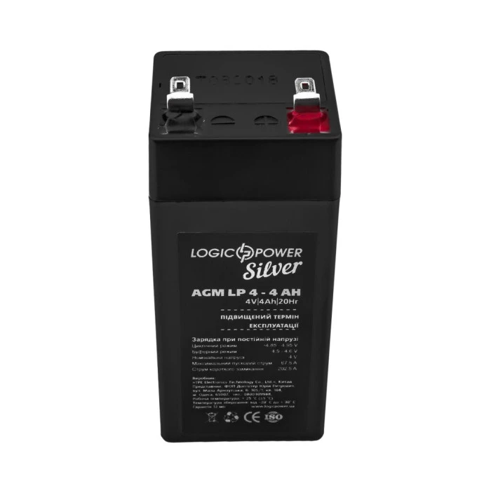 Аккумулятор AGM LP 4V - 4 Ah Silver