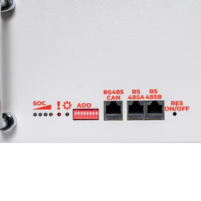 Акумулятор LP LiFePO4 51,2V - 100 Ah (5120Wh) (BMS SP 100A/50А) RM RS485/CAN LCD WH