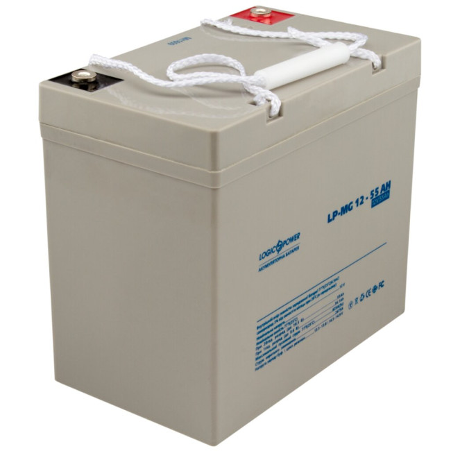 Аккумулятор мультигелевый LP-MG 12V-55 Ah Silver