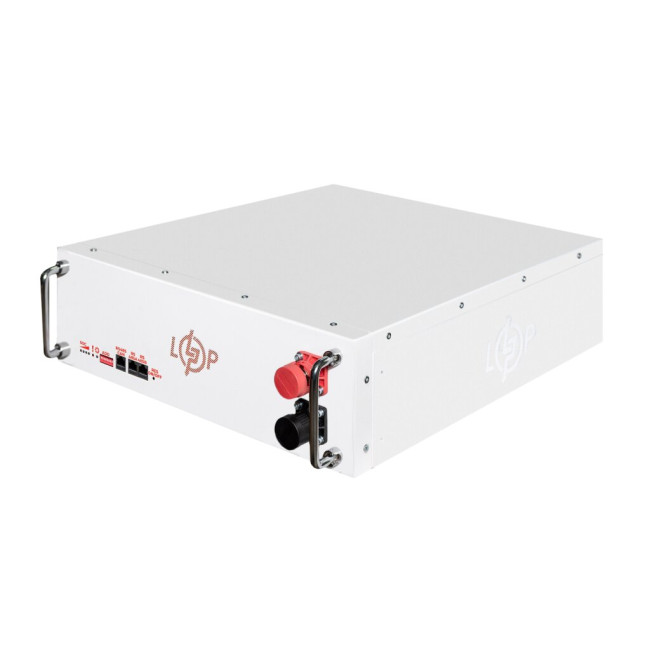 Аккумулятор LP LiFePO4 51,2V - 100 Ah (5120Wh) (BMS SP 100A/50А) RM RS485/CAN LCD WH