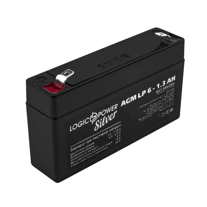 Аккумулятор AGM LP 6V - 1.3 Ah Silver