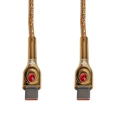 Кабель (шнур) LP USB Type-C на USB Type-C 5А 65Вт зі швидкою зарядкою (QC) 1м C651MС