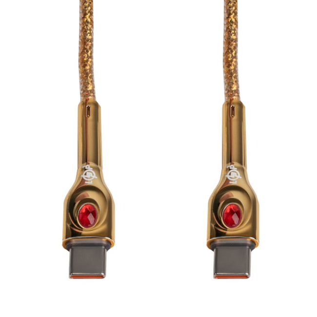 Кабель (шнур) LP USB Type-C на USB Type-C 5А 65Вт с быстрой зарядкой (QC) 1м C651MС