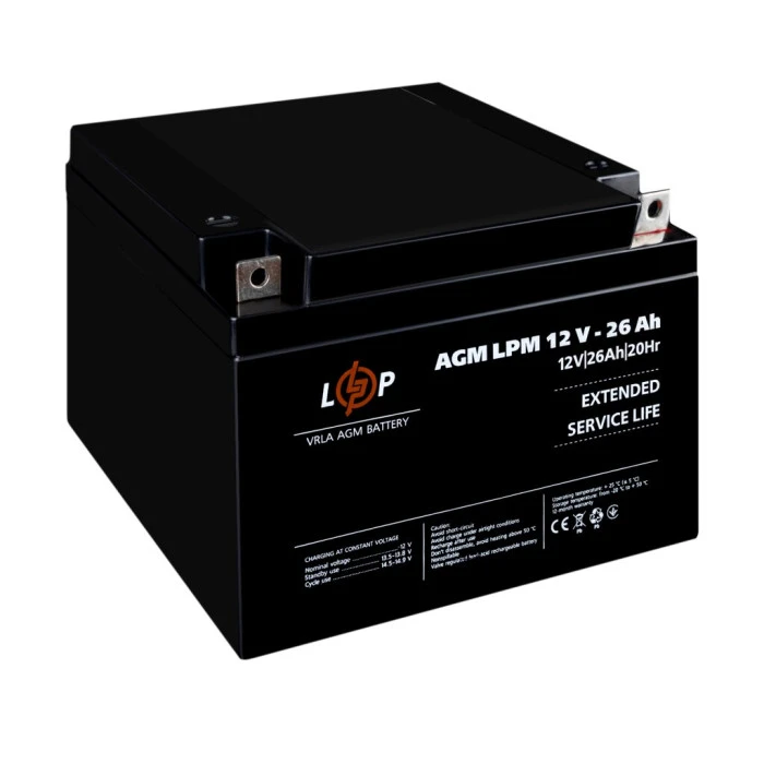 Аккумулятор AGM LPM 12V - 26 Ah