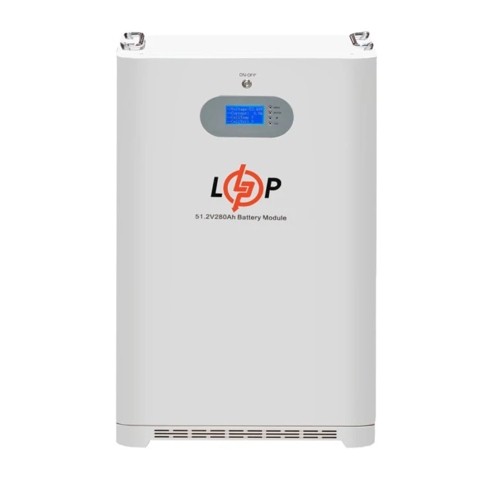 Акумулятор LP LiFePO4 51,2V - 280 Ah (14336 Wh) (Smart BMS 200A) с LCD AB RS485/CAN