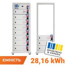 Высоковольтный аккумулятор LP LiFePO4 Battery HVM 563,2V 50Ah (28160Wh) BMS 125A AB Lrack white