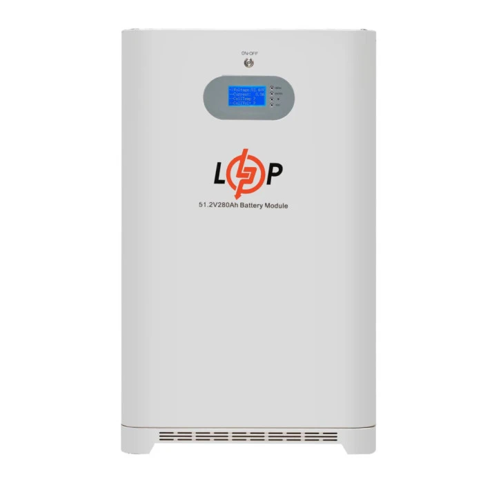 Акумулятор LP LiFePO4 51,2V - 280 Ah (14336 Wh) (Smart BMS 200A) с LCD AB RS485/CAN