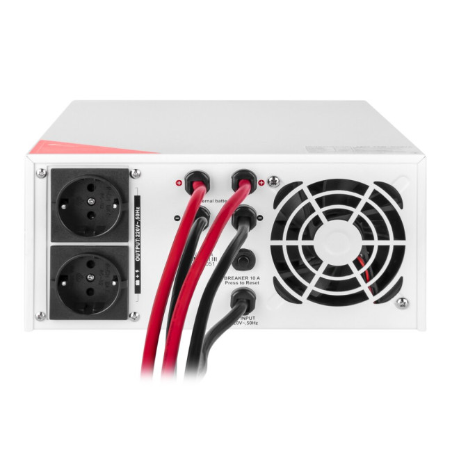 ДБЖ з правильною синусоїдою 12V LPM-PSW-1500VA (1050Вт) White