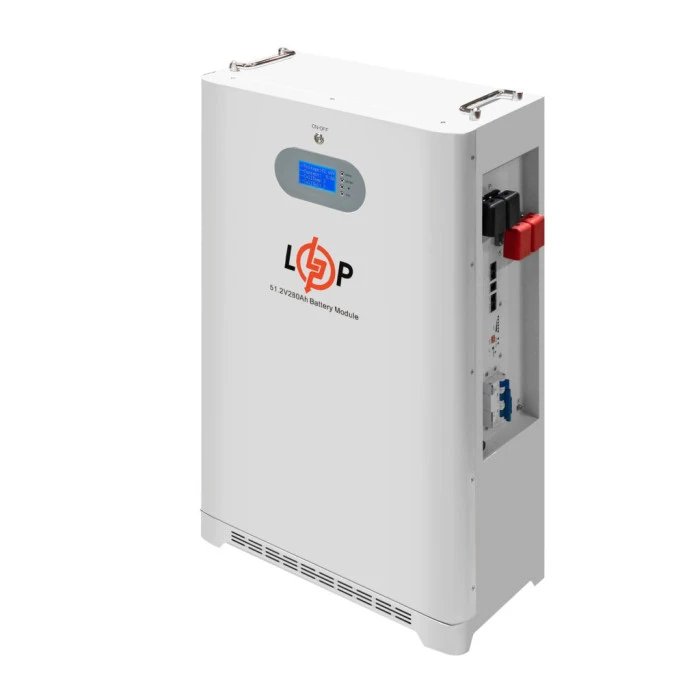 Акумулятор LP LiFePO4 51,2V - 280 Ah (14336 Wh) (Smart BMS 200A) с LCD AB RS485/CAN