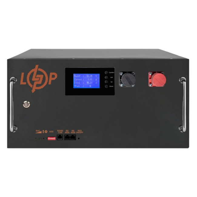 Аккумулятор LP LiFePO4 51,2V - 160 Ah (8192Wh) (RM RS485/CAN LCD BL