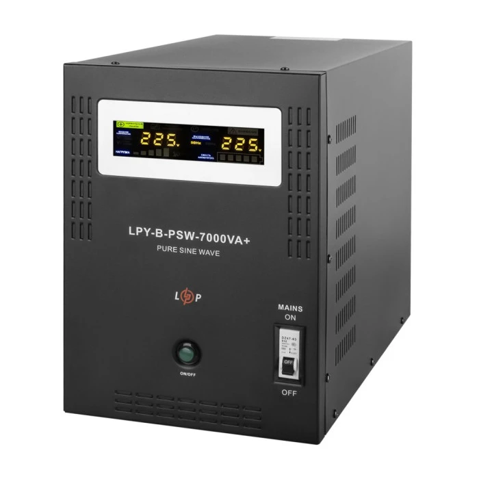 ДБЖ з правильною синусоїдою 48V LPY-B-PSW-7000VA+(5000Вт)10A/20A
