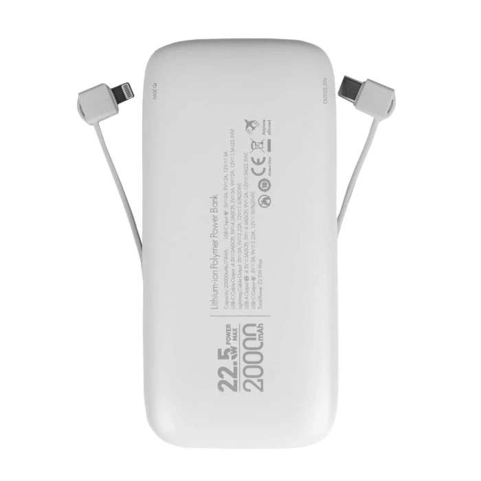 Зовнішній акумулятор (Power Bank) LP PQ20 20000mAh 22.5W