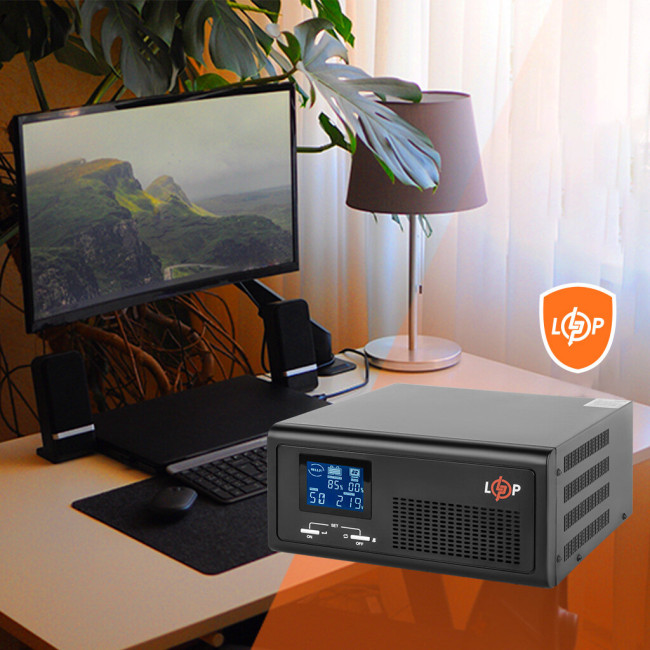 ИБП с правильной синусоидой 12V LPE-B-PSW-1000VA+ (600Вт) 1-25A