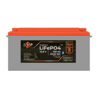 Акумулятор LP LiFePO4 12,8V - 160 Ah (2048Wh) (BMS 100A/80А) пластик Smart BT