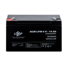 Аккумулятор AGM LPM 6V - 14 Ah