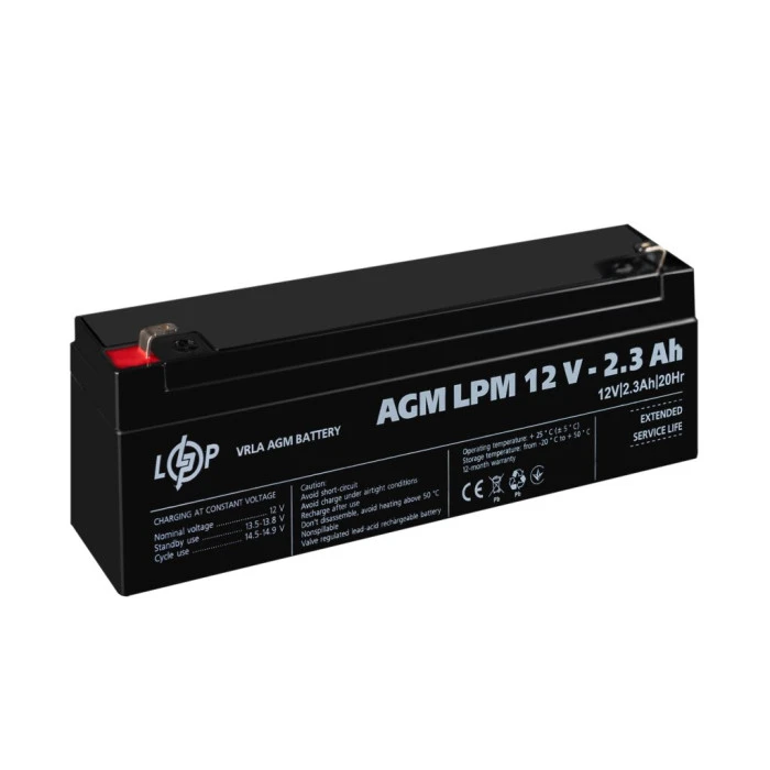 Аккумулятор AGM LPM 12V – 2.3 Ah