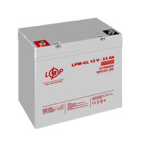 Аккумулятор гелевой LPM-GL 12V - 55 Ah