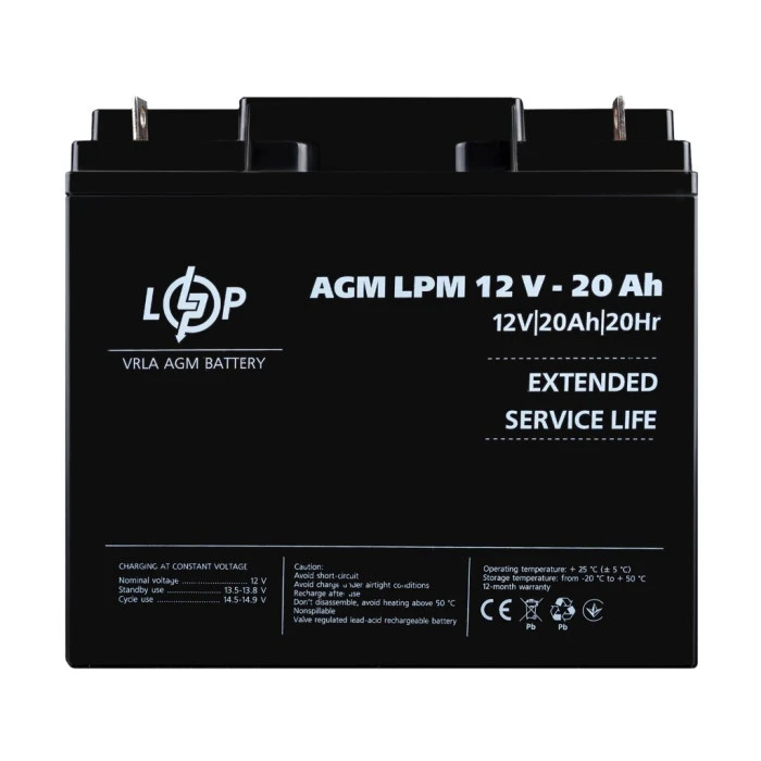 Аккумулятор AGM LPM 12V – 20 Ah