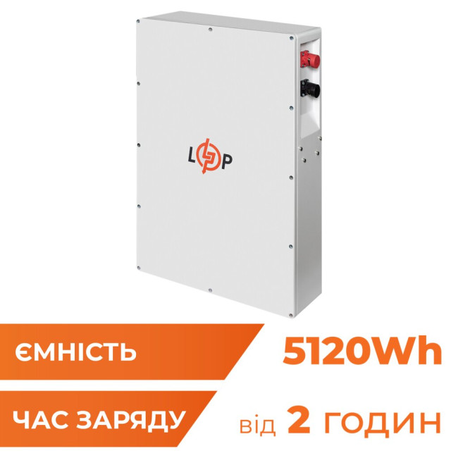 Акумулятор LP LiFePO4 51,2V - 100 Ah (5120Wh) (BMS JK 100A/50А) W RS485/CAN WH