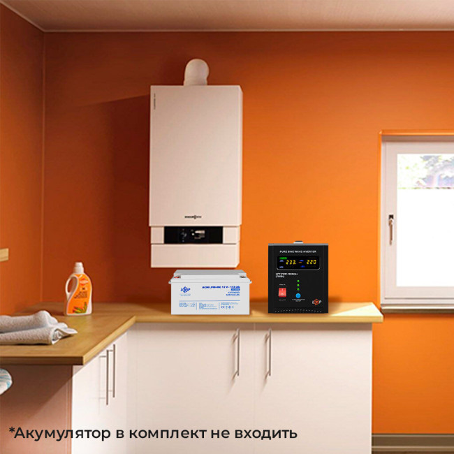 ДБЖ LogicPower LPY-PSW-1000VA+ (700Вт) 10A/20A з правильною синусоїдою 12V