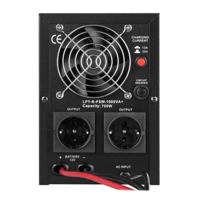 ИБП с правильной синусоидой 12V LPY-B-PSW-1000VA+(700Вт) 10A/20A