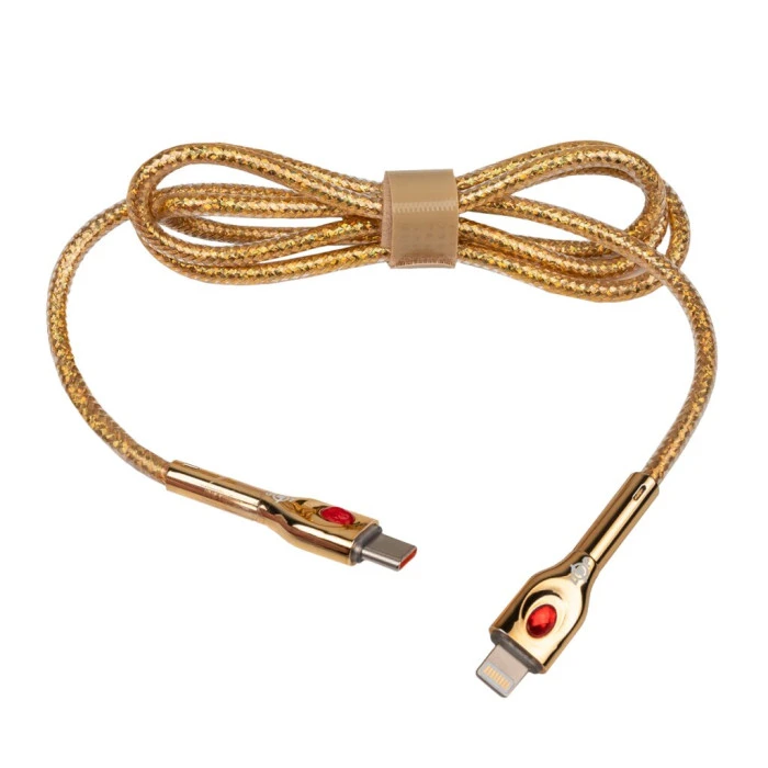 Кабель (шнур) LP Type-C на Lightning 30Вт с быстрой зарядкой (QC) 1м C301ML