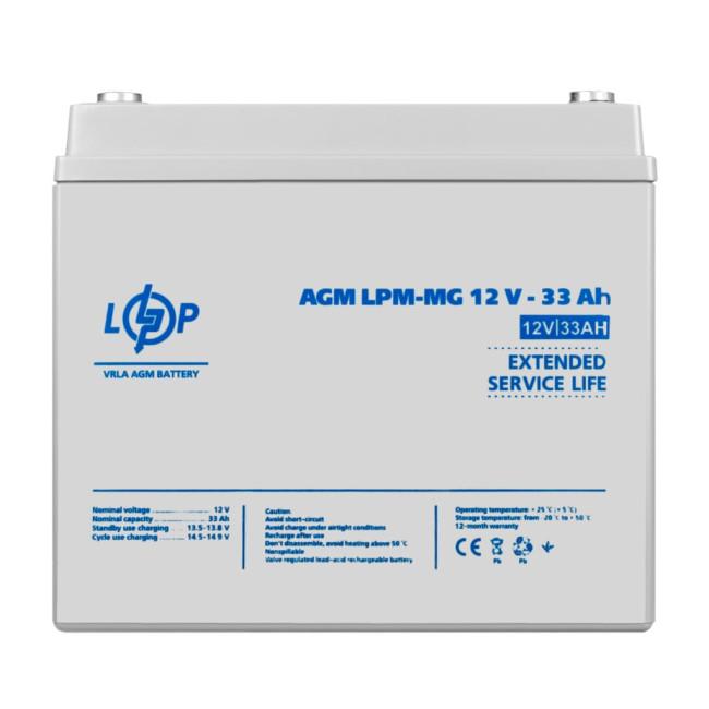 Аккумулятор мультигелевый LPM-MG 12V - 33 Ah