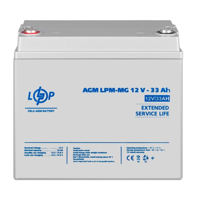 Аккумулятор мультигелевый LPM-MG 12V - 33 Ah