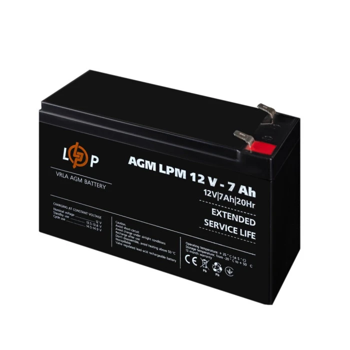 Аккумулятор AGM LPM 12V – 7 Ah